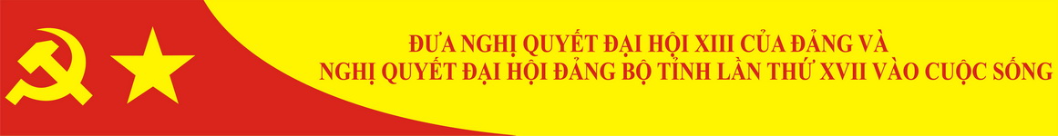 Đưa nghị quyết đại hội XIII của Đảng và Nghị quyết đại hội đảng bộ của tỉnh lần thứ XVII vào cuộc sống