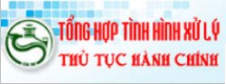 Tổng hợp tình hình xử lý TTHC